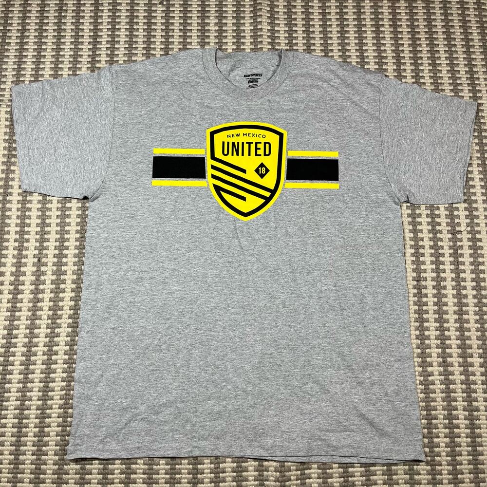 Icon Sports New Mexico United Gray Tee T Shirt‎ Men’s Sz XL New